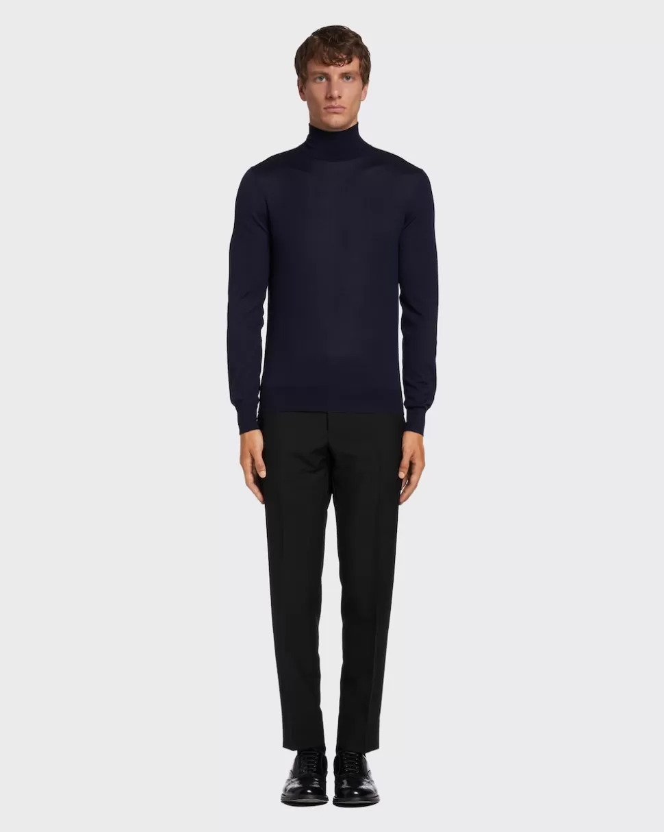 Prada Cuello Alto De Cachemir^Hombre TEJIDOS DE PUNTO