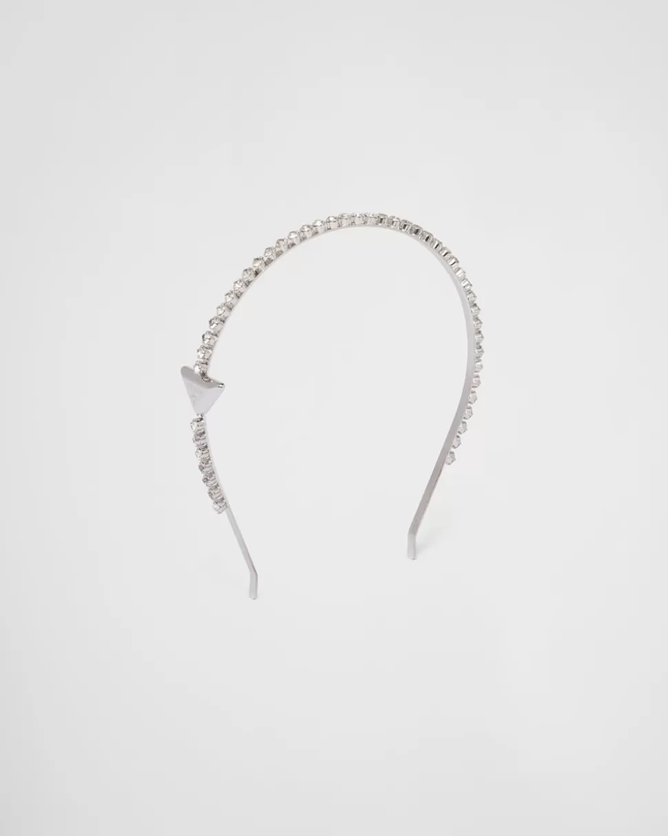 Prada Diadema De Latón Con Adornos^Mujer DIADEMAS Y ACCESORIOS PARA EL PELO
