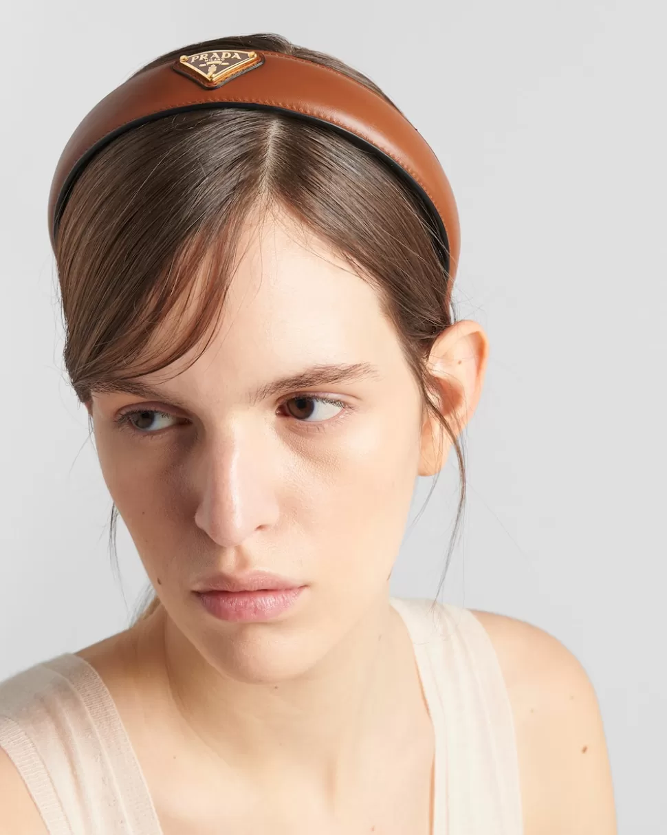 Prada Diadema De Piel^Mujer DIADEMAS Y ACCESORIOS PARA EL PELO