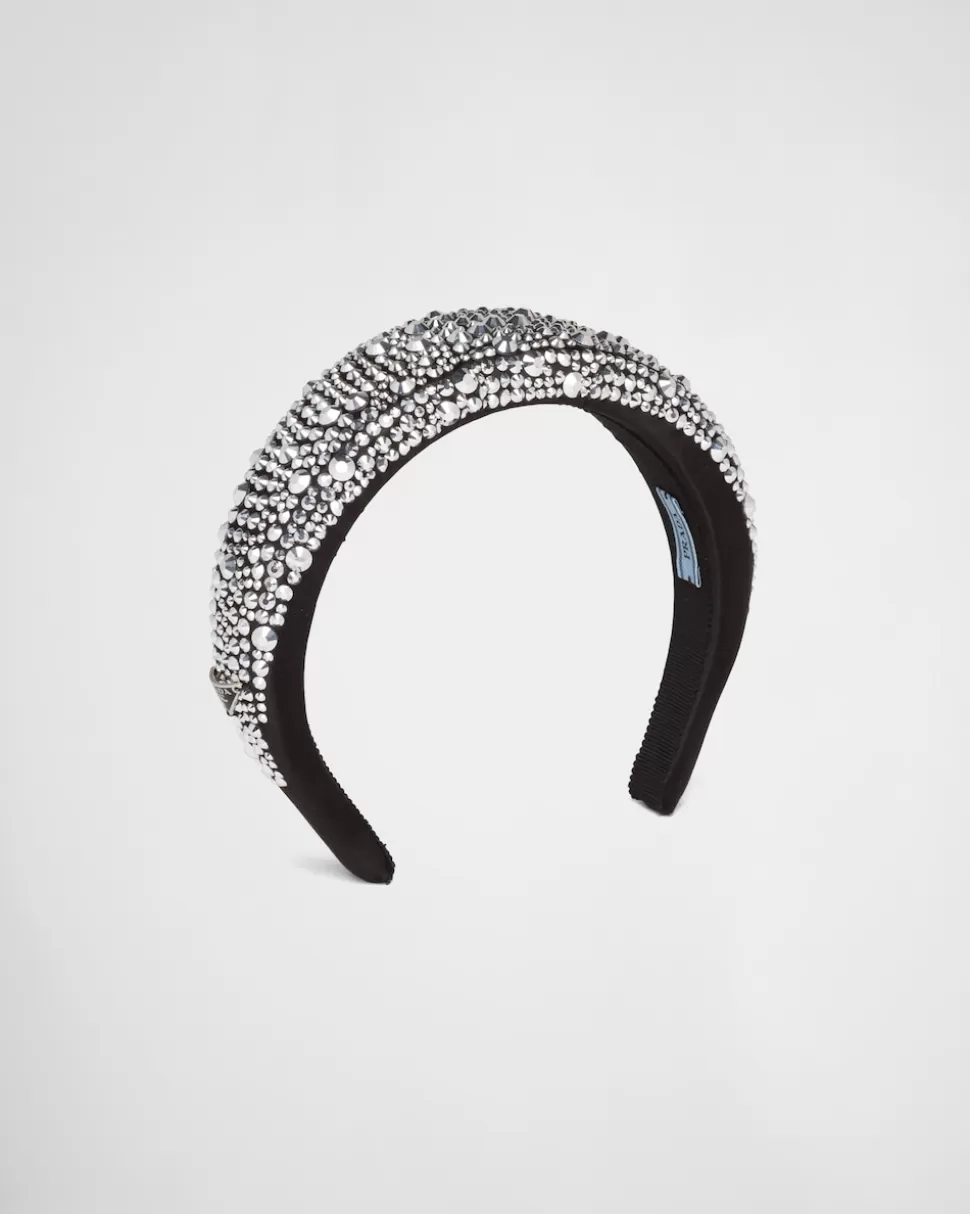 Prada Diadema De Satén^Mujer DIADEMAS Y ACCESORIOS PARA EL PELO