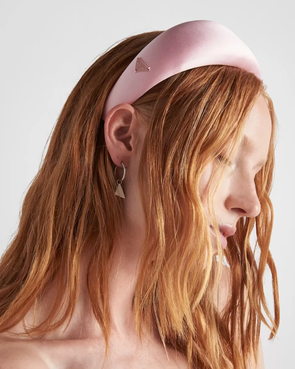 Prada Diadema De Satén^Mujer DIADEMAS Y ACCESORIOS PARA EL PELO