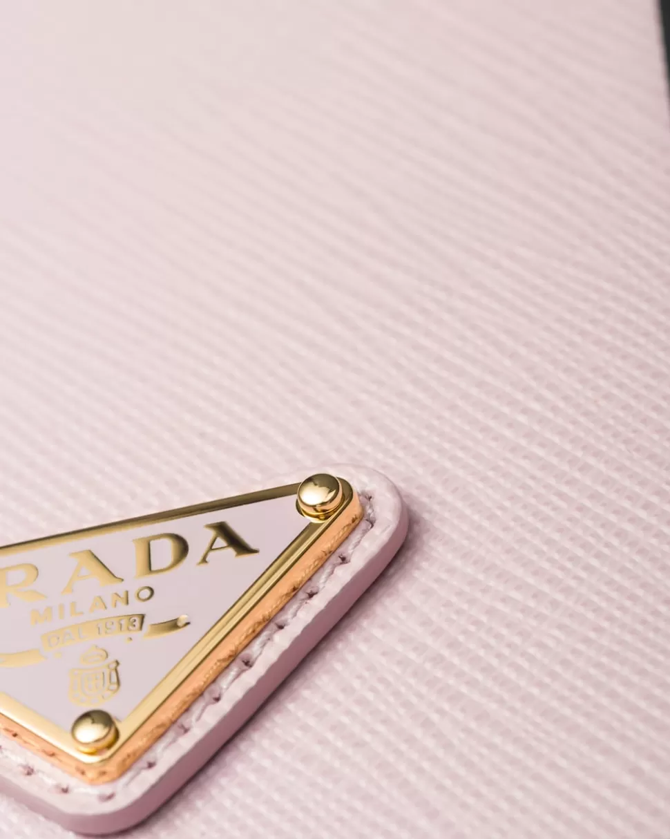 Prada Funda Para Iphone 15 Pro Max De Piel Saffiano^Mujer ACCESORIOS TECNOLÓGICOS Y LLAVEROS