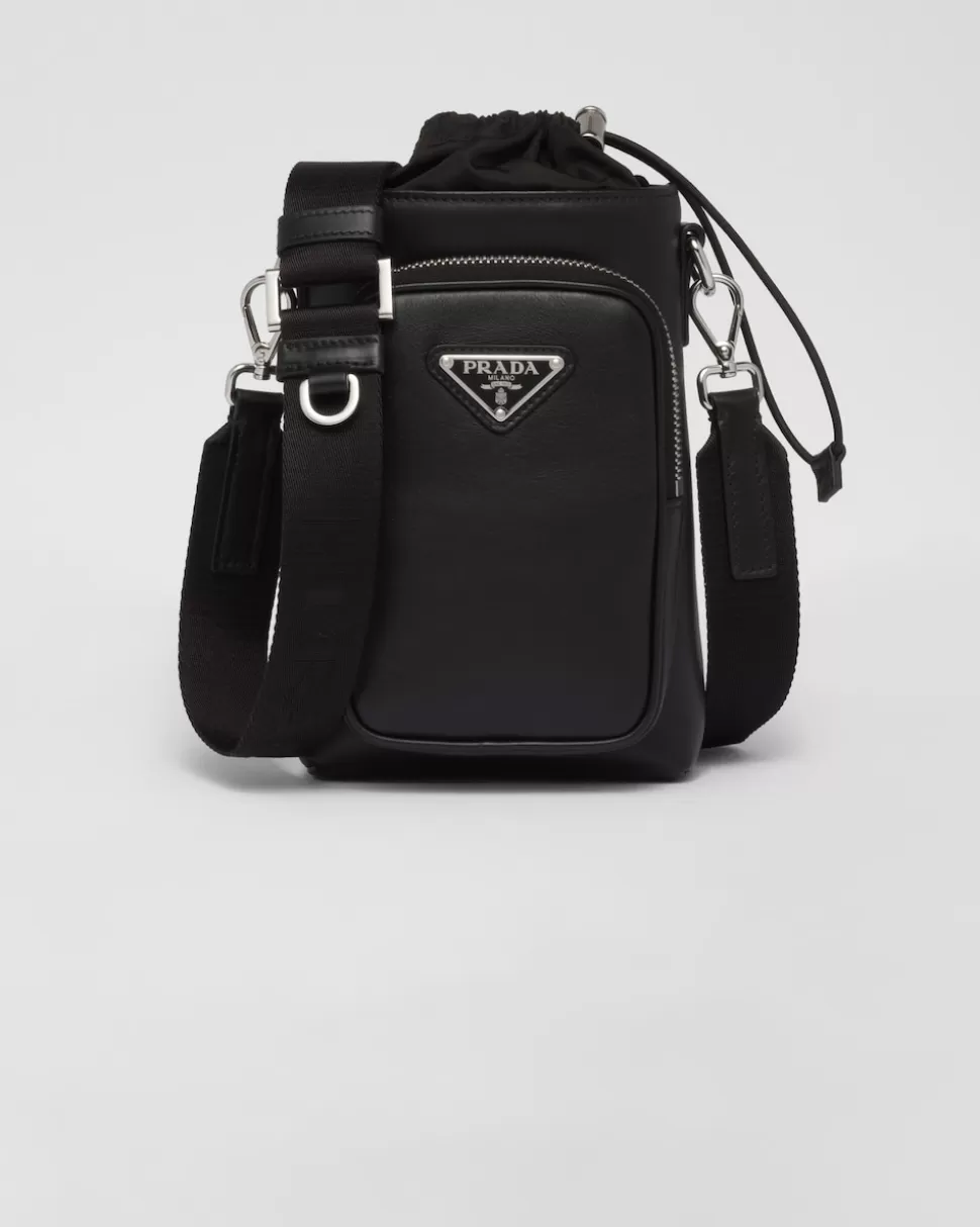 Prada Funda Para Smartphone De Piel^Hombre ACCESORIOS TECNOLÓGICOS Y LLAVEROS