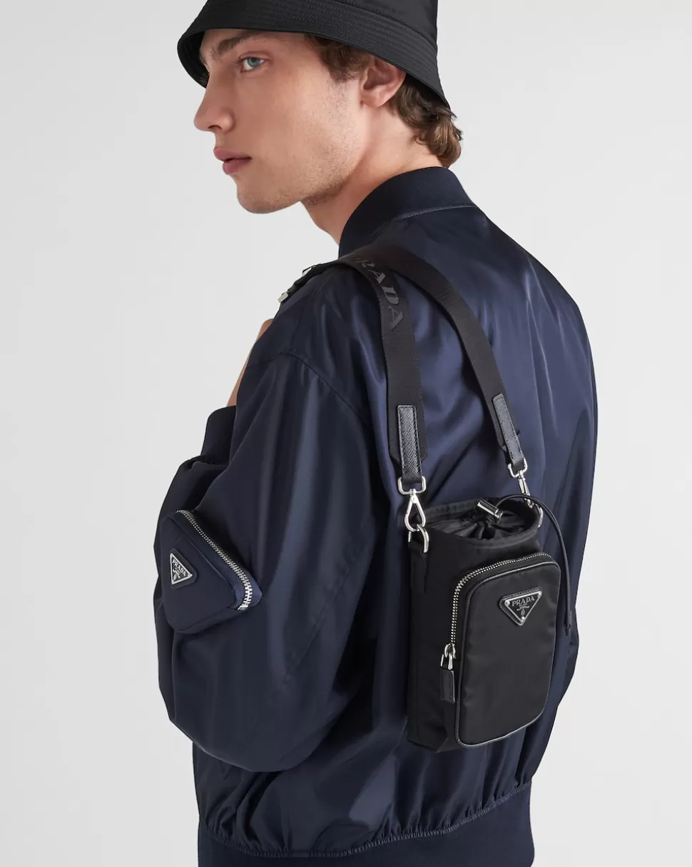 Prada Funda Para Smartphone De Re-nylon^Mujer/Hombre COLECCIÓN MASCULINA | ACCESORIOS TECNOLÓGICOS Y LLAVEROS