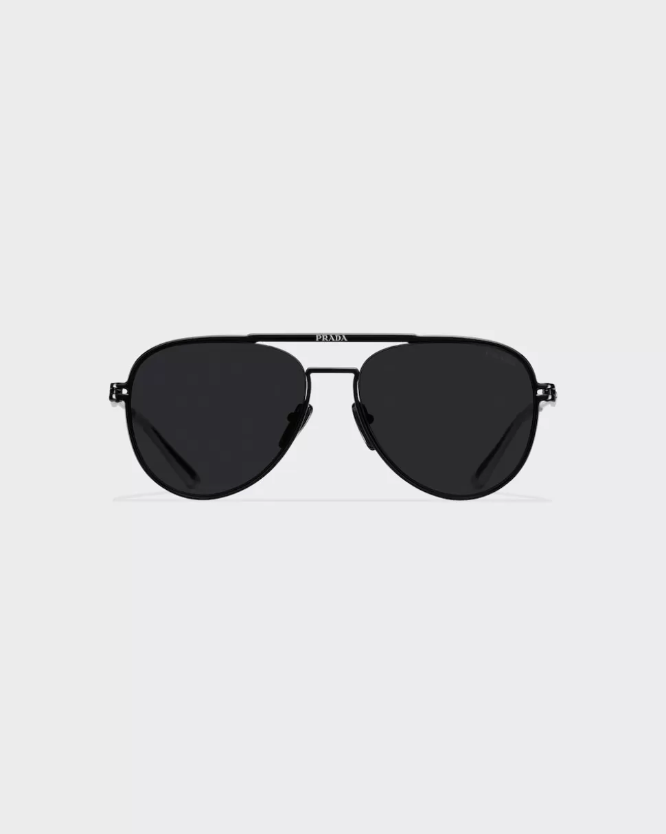 Prada Gafas De Sol Con Logo ^Hombre GAFAS DE SOL
