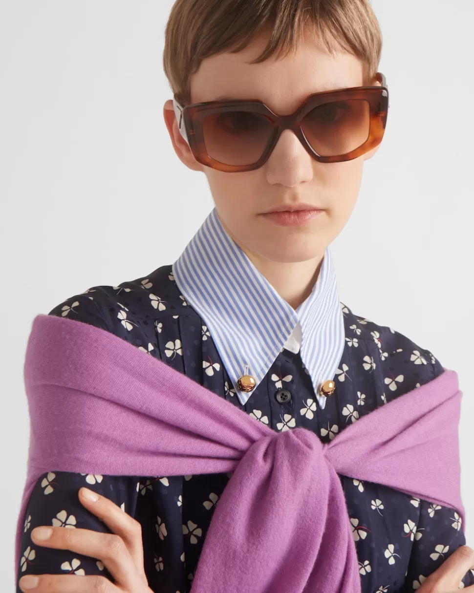 Prada Gafas De Sol Con Logo ^Mujer GAFAS DE SOL