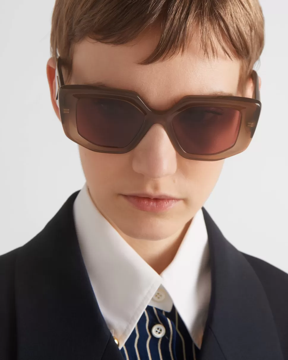 Prada Gafas De Sol Con Logo ^Mujer GAFAS DE SOL