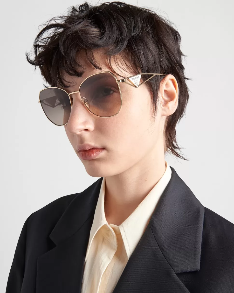 Prada Gafas De Sol Con Logo Triangular^Mujer GAFAS DE SOL