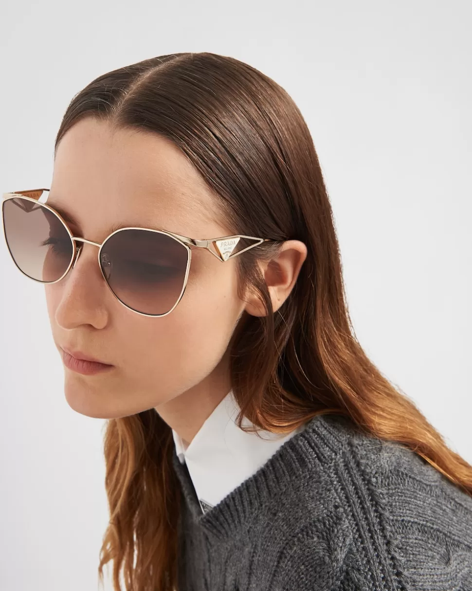Prada Gafas De Sol Con Logo Triangular^Mujer GAFAS DE SOL