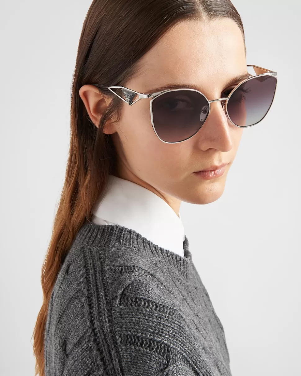Prada Gafas De Sol Con Logo Triangular^Mujer GAFAS DE SOL