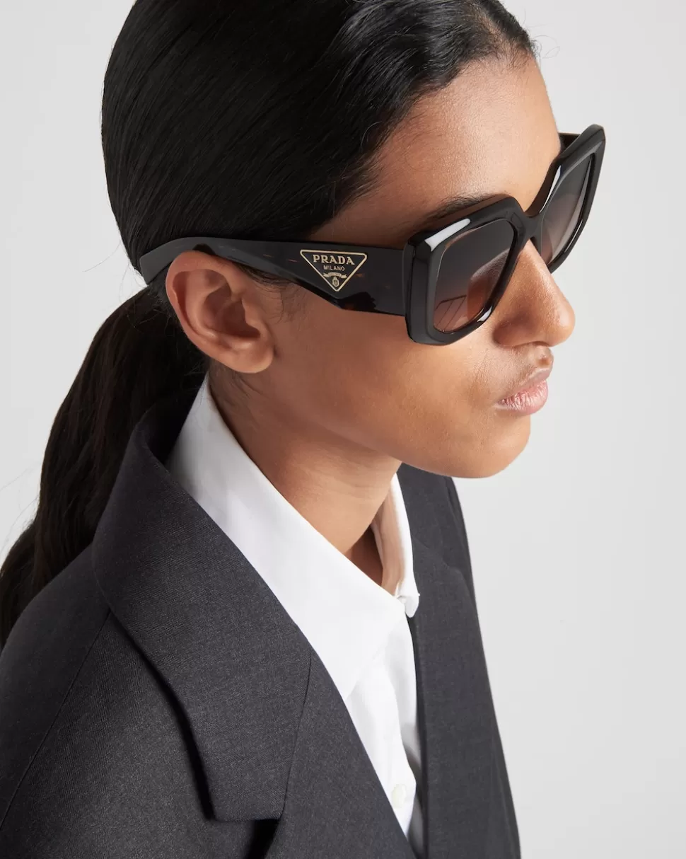 Prada Gafas De Sol Con Logo Triangular^Mujer GAFAS DE SOL