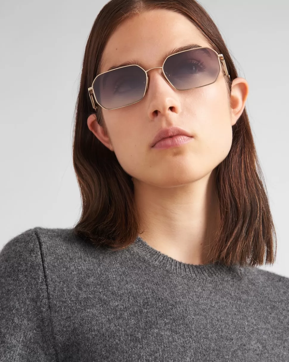Prada Gafas De Sol Con Logo Triangular^Mujer GAFAS DE SOL