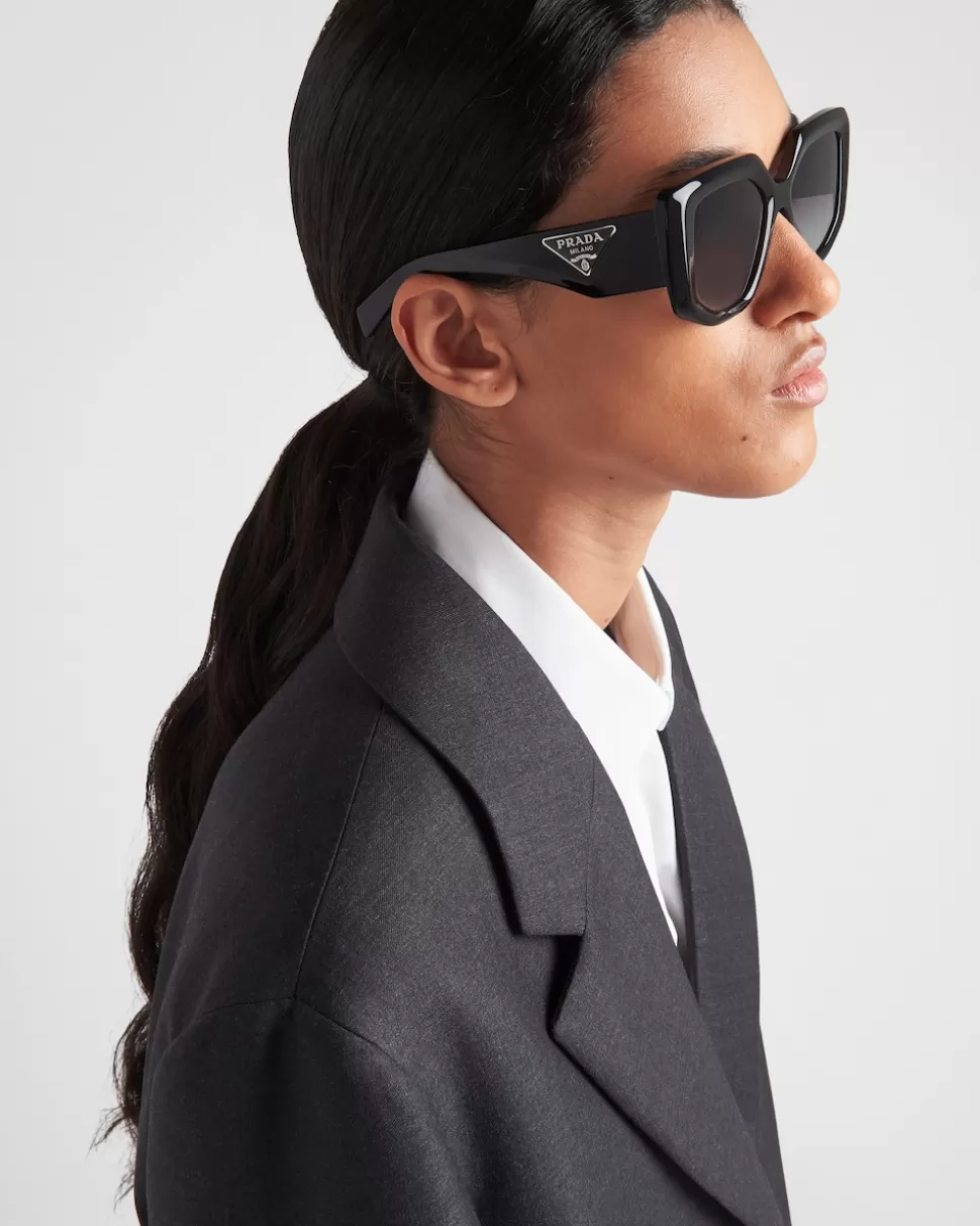 Prada Gafas De Sol Con Logo Triangular^Mujer GAFAS DE SOL
