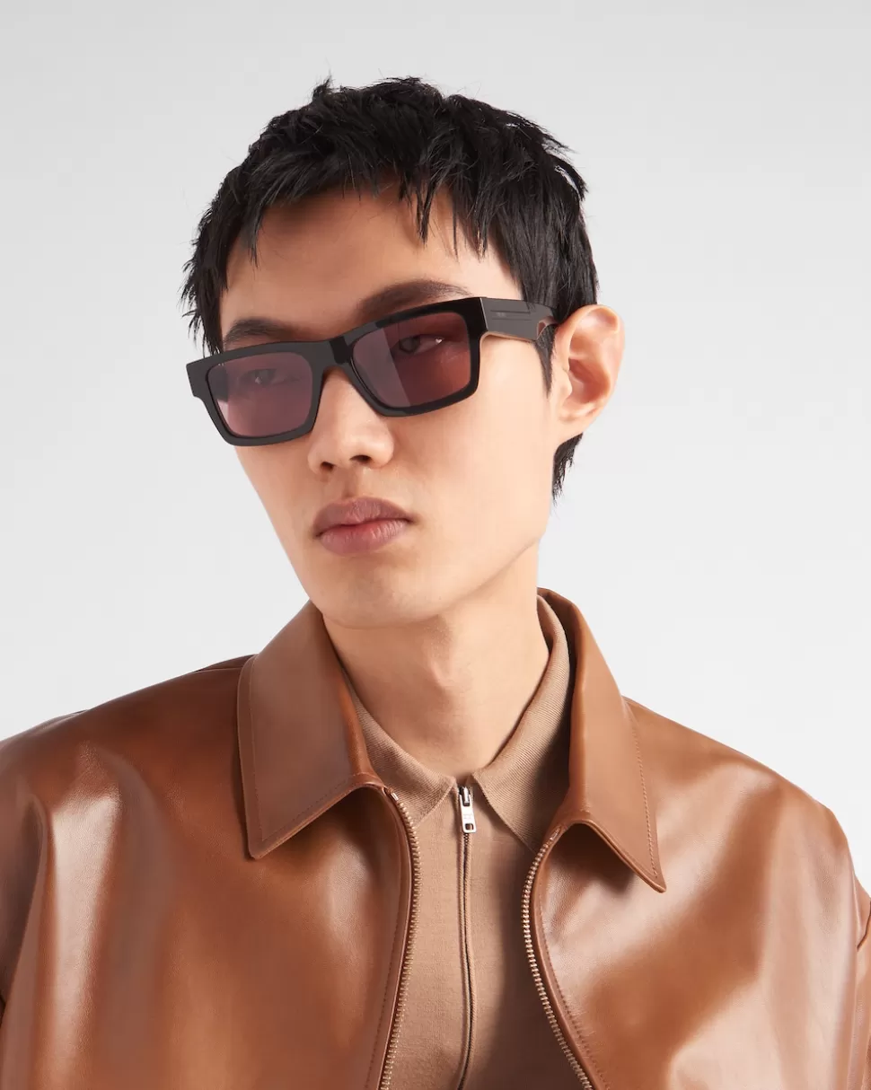 Prada Gafas De Sol Con Una Icónica Placa De Metal^Hombre GAFAS DE SOL
