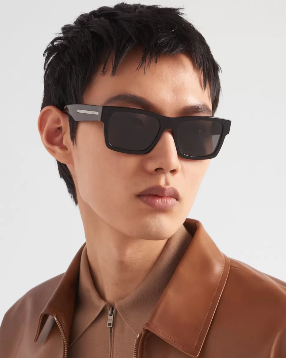 Prada Gafas De Sol Con Una Icónica Placa De Metal^Hombre GAFAS DE SOL