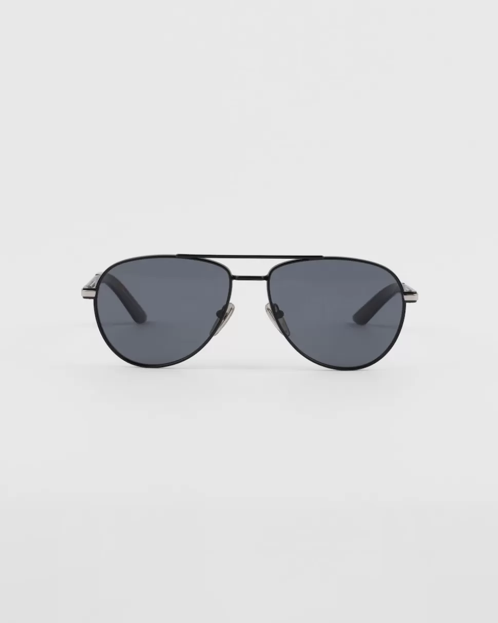 Prada Gafas De Sol Con Una Icónica Placa De Metal^Hombre GAFAS DE SOL