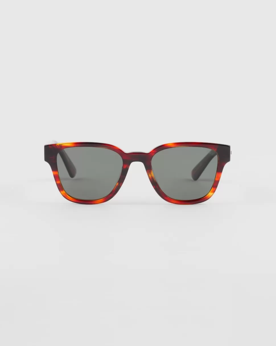 Prada Gafas De Sol Con Una Icónica Placa De Metal^Hombre GAFAS DE SOL
