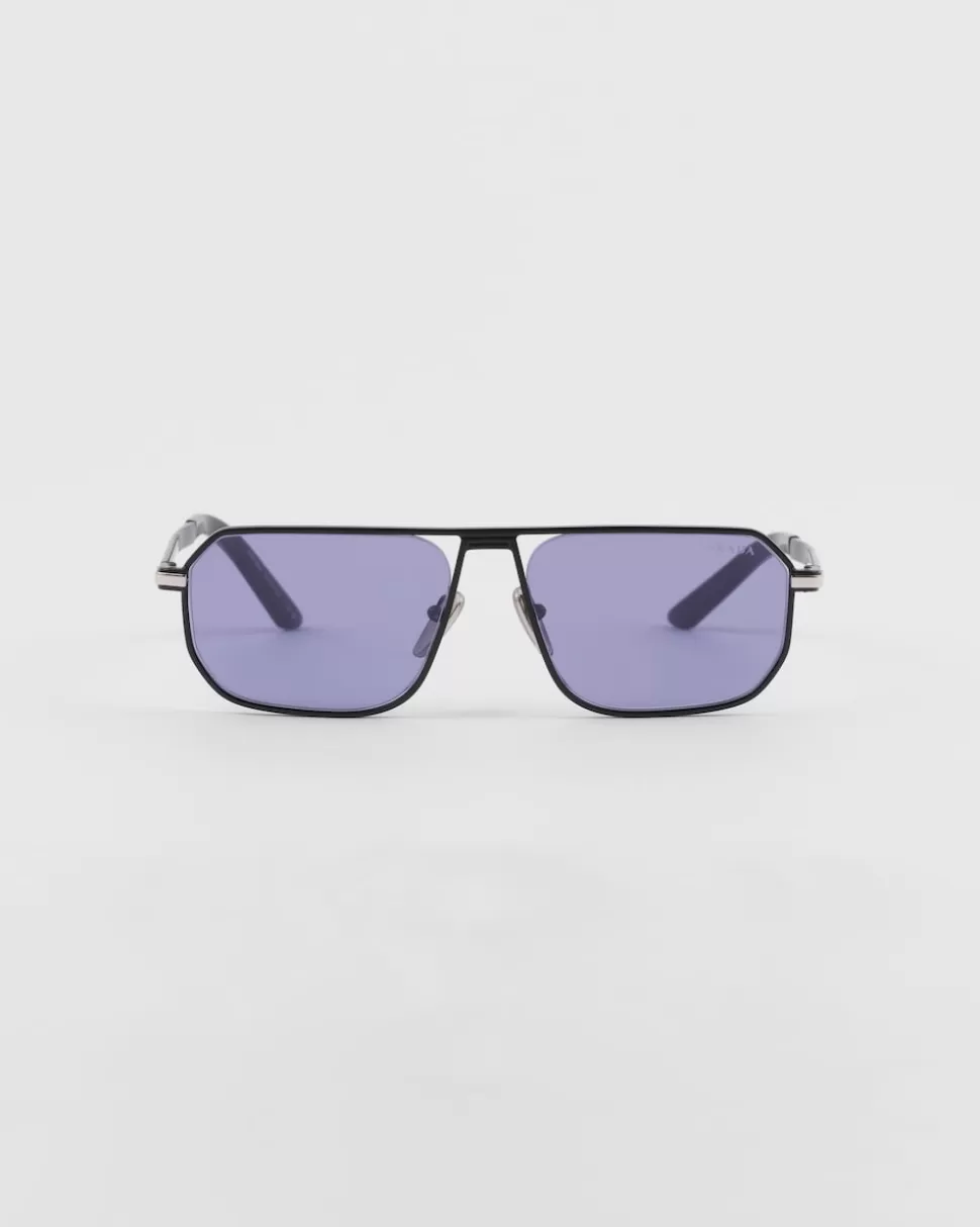 Prada Gafas De Sol Con Una Icónica Placa De Metal^Hombre GAFAS DE SOL