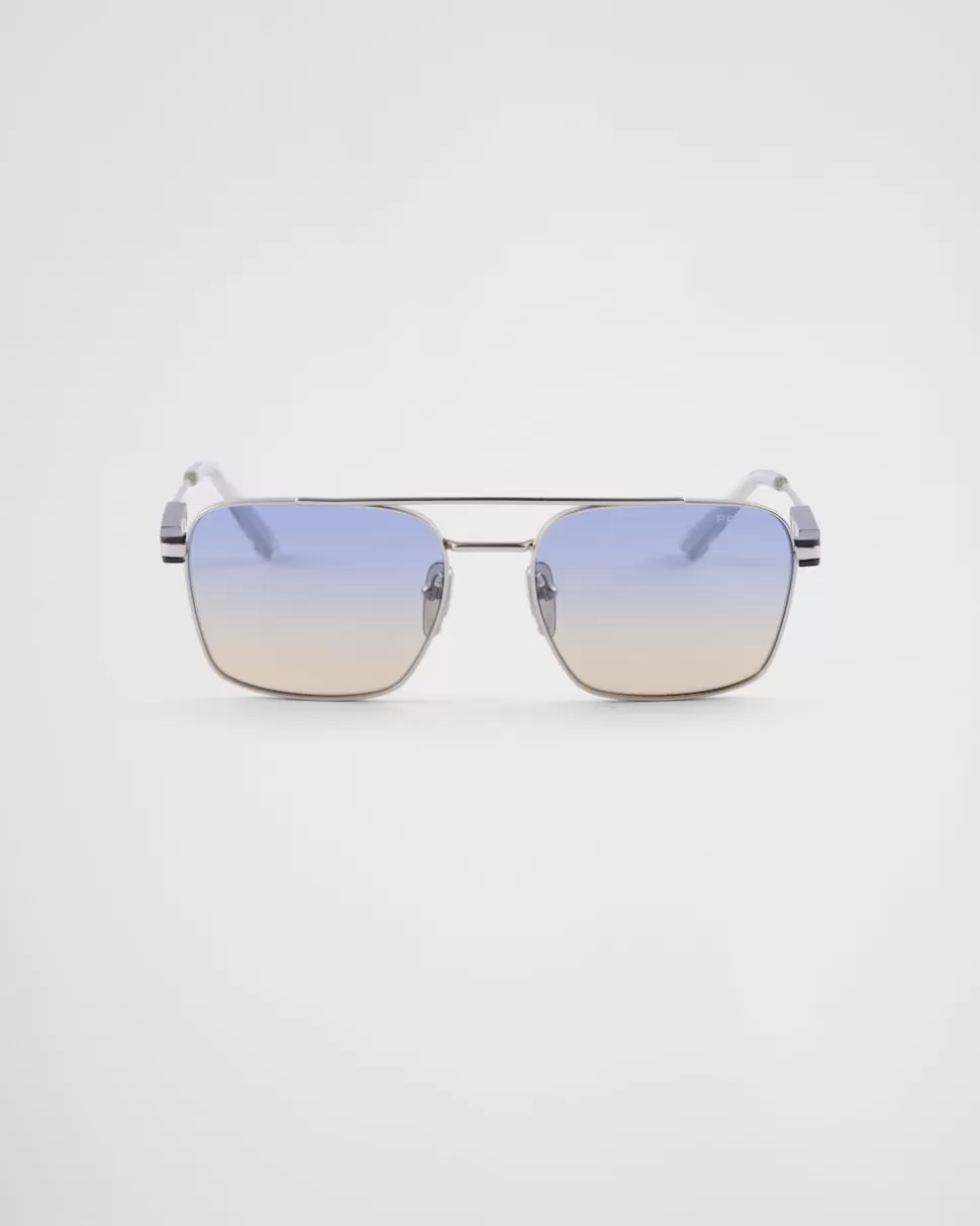 Prada Gafas De Sol Con Una Icónica Placa De Metal^Hombre GAFAS DE SOL