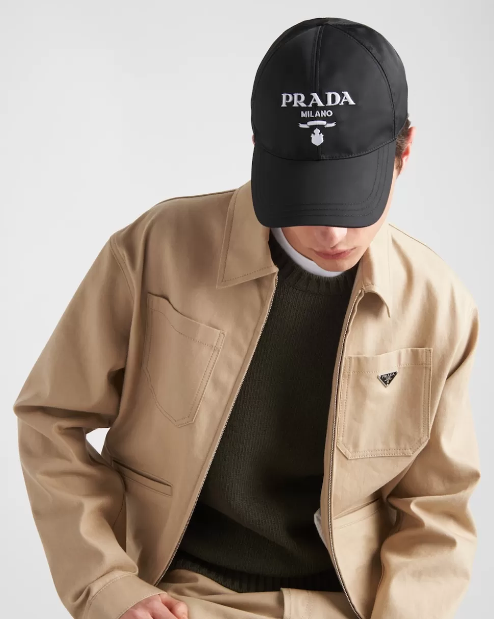 Prada Gorra De Béisbol En Re-nylon^Hombre SOMBREROS Y GUANTES