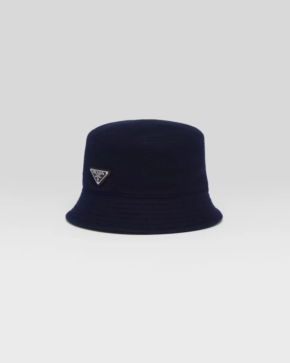 Prada Gorra Para La Lluvia De Loden^Hombre SOMBREROS Y GUANTES