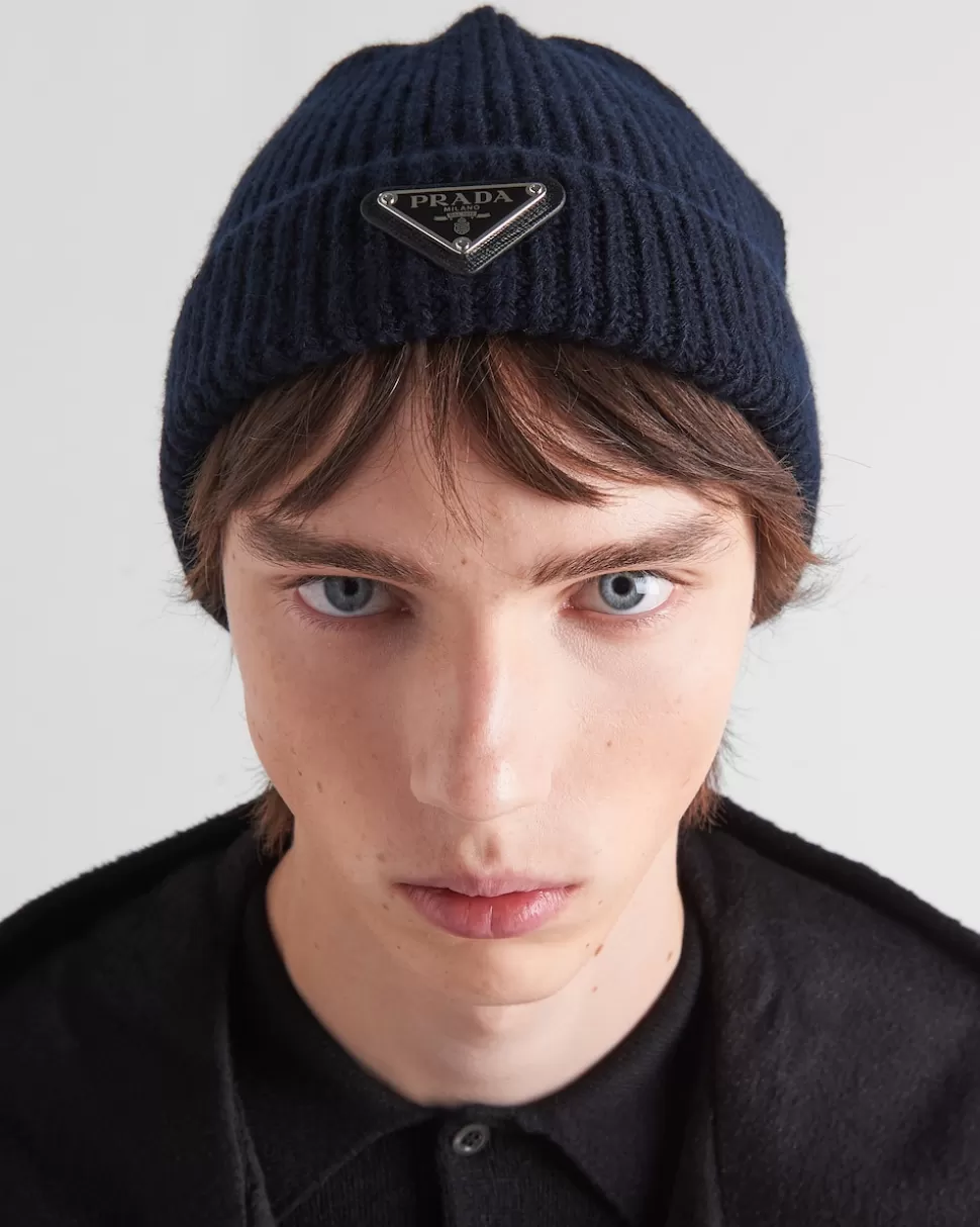 Prada Gorro De Lana Y Cachemir^Hombre SOMBREROS Y GUANTES
