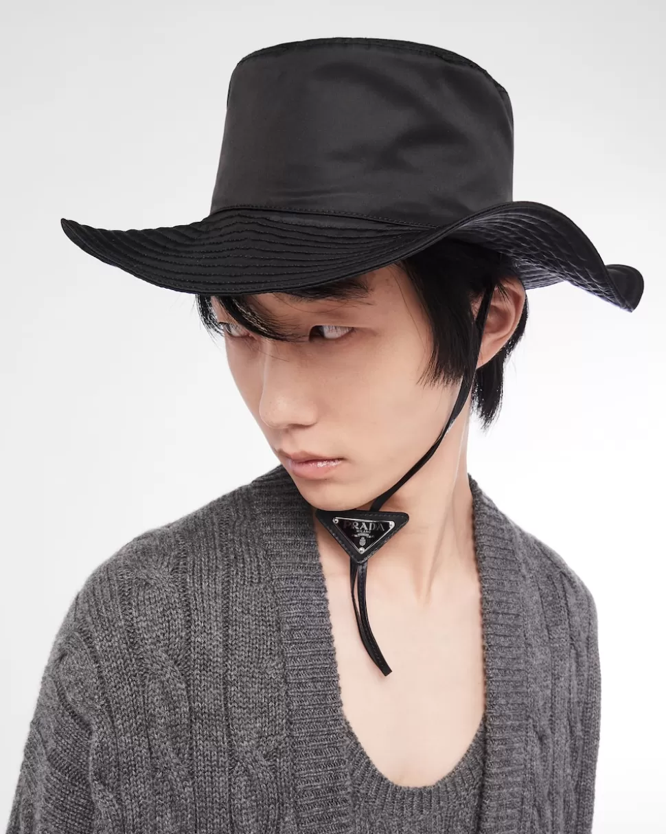 Prada Gorro De Re-nylon^ COLECCIÓN MASCULINA