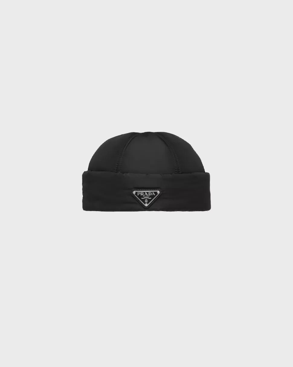Prada Gorro De Re-nylon^Hombre COLECCIÓN MASCULINA | SOMBREROS Y GUANTES