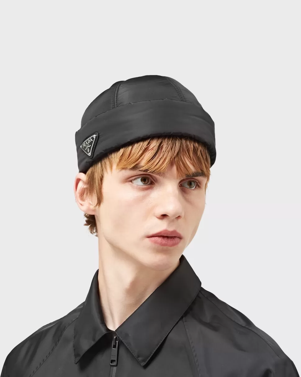 Prada Gorro De Re-nylon^Hombre COLECCIÓN MASCULINA | SOMBREROS Y GUANTES