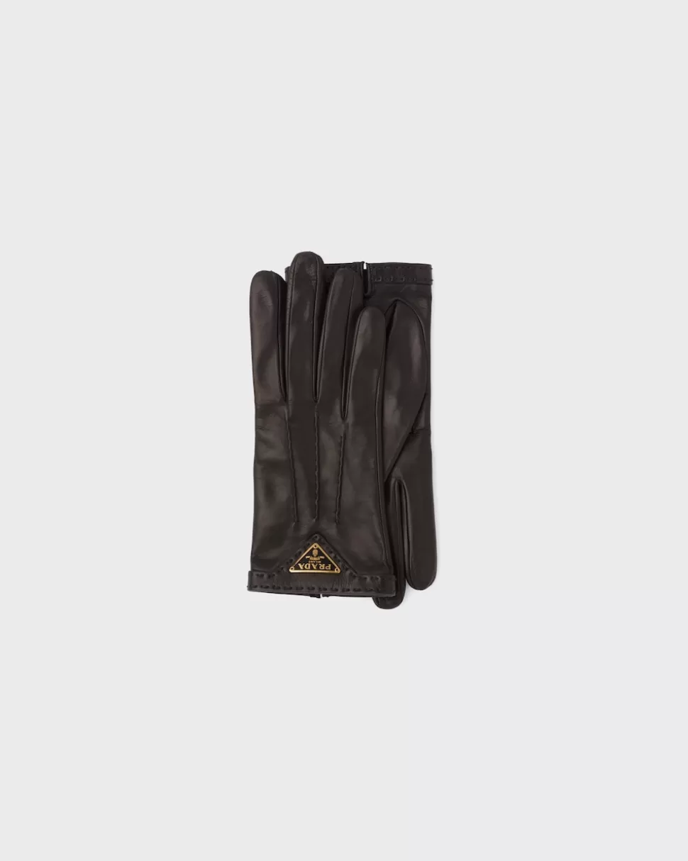 Prada Guantes De Napa^Mujer SOMBREROS Y GUANTES
