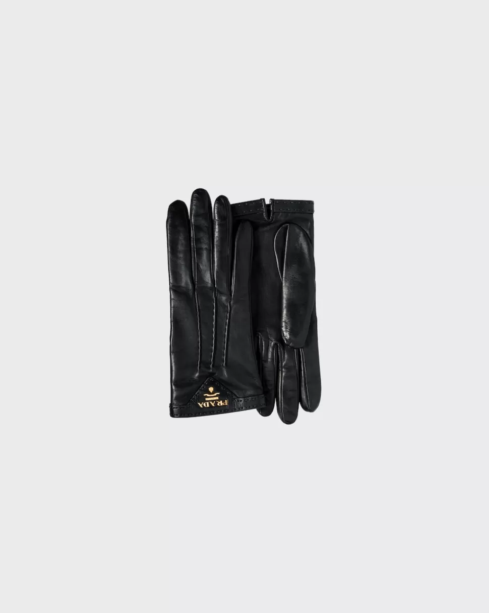 Prada Guantes De Piel^Mujer SOMBREROS Y GUANTES