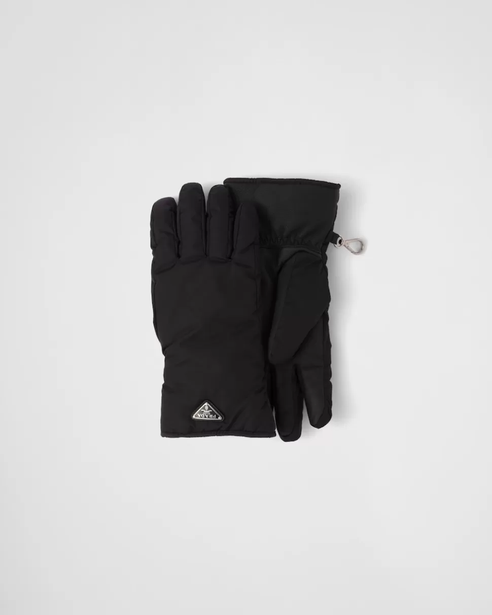 Prada Guantes De Re-nylon^Mujer SOMBREROS Y GUANTES