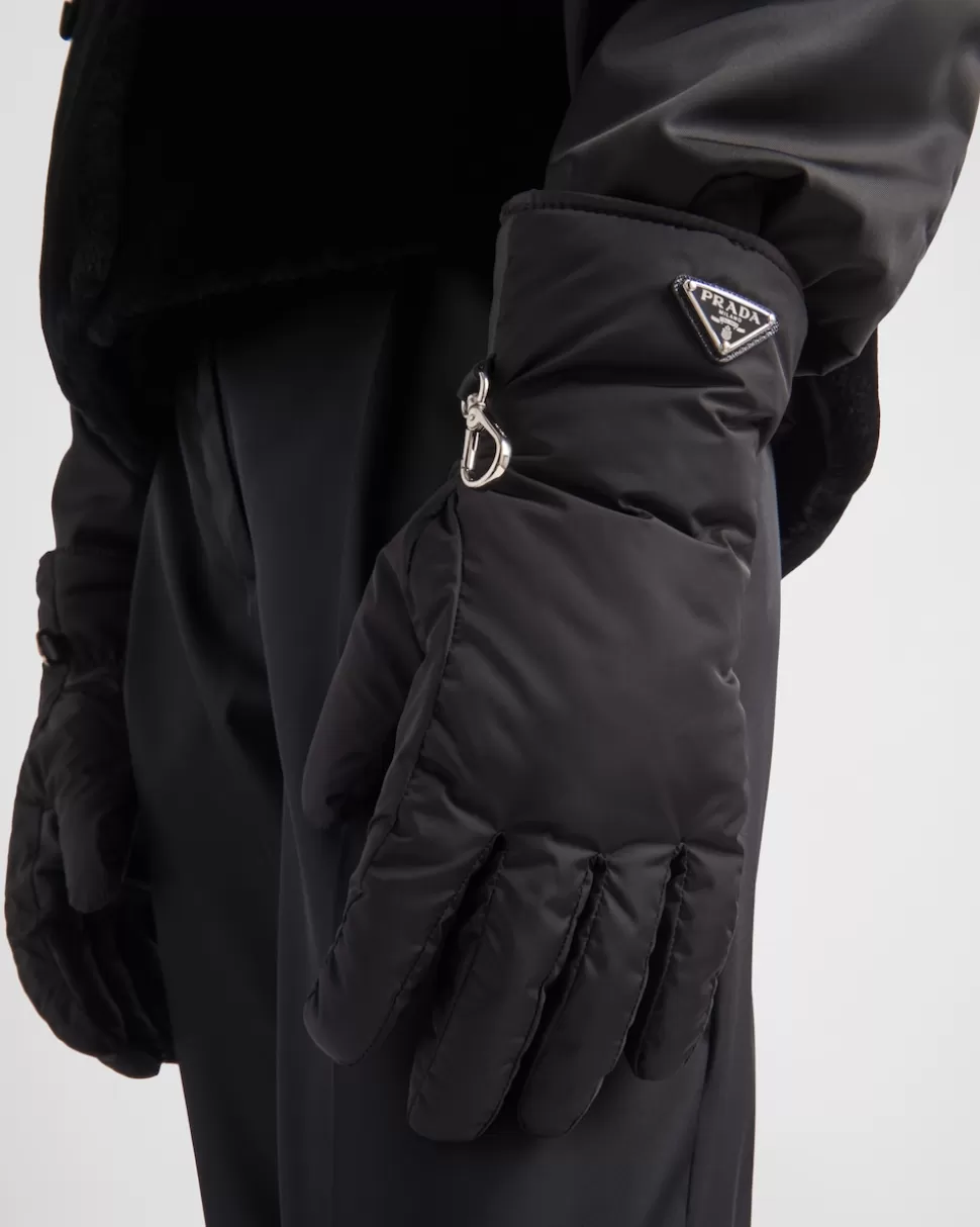 Prada Guantes De Re-nylon^Mujer SOMBREROS Y GUANTES