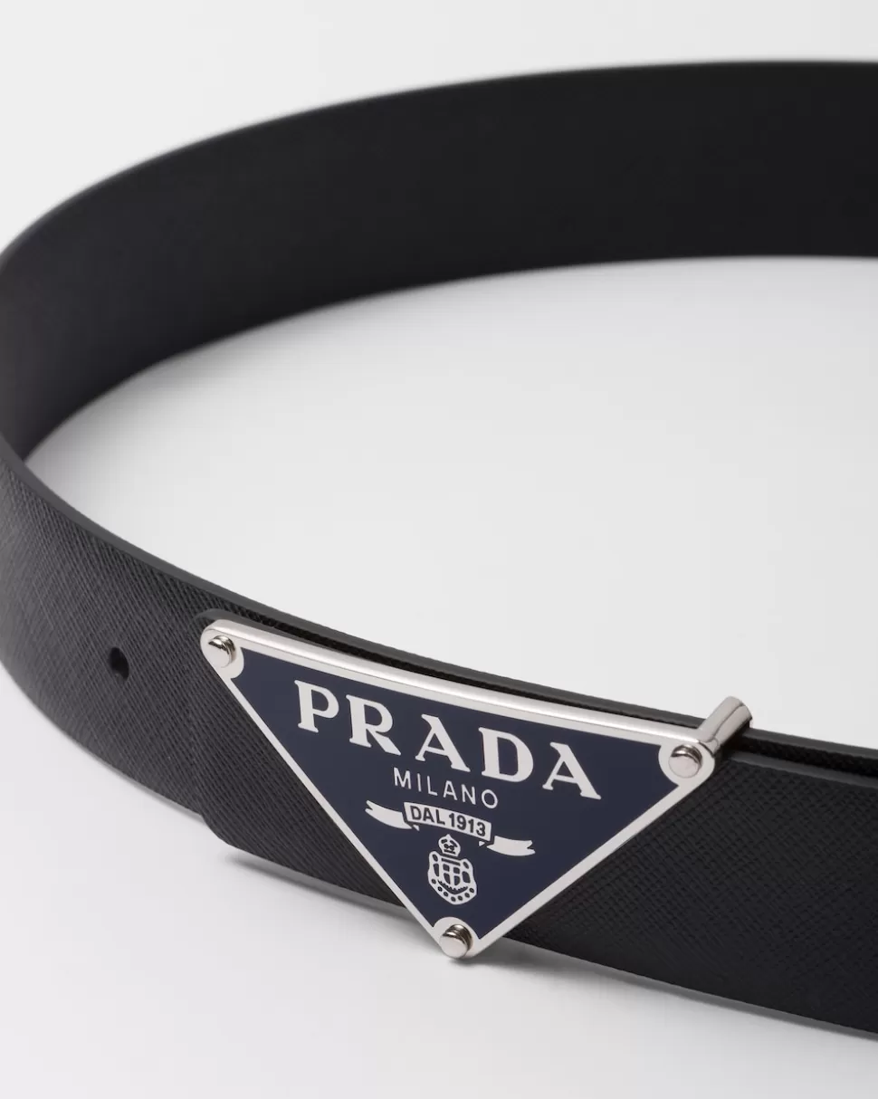 Prada Hebilla De Metal Esmaltado Para Cinturón^Hombre CINTURONES PERSONALIZADOS
