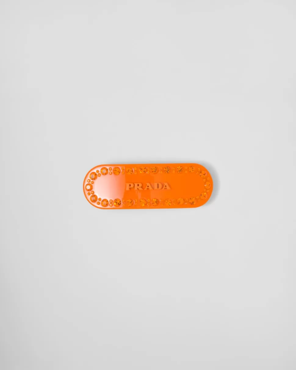 Prada Horquilla Para El Cabello De Plexiglás^Mujer DIADEMAS Y ACCESORIOS PARA EL PELO