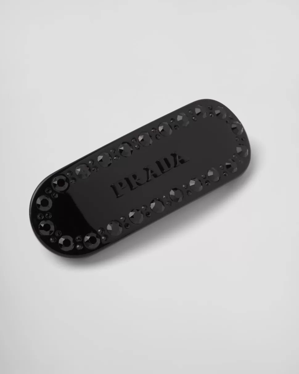 Prada Horquilla Para El Cabello De Plexiglás^Mujer DIADEMAS Y ACCESORIOS PARA EL PELO
