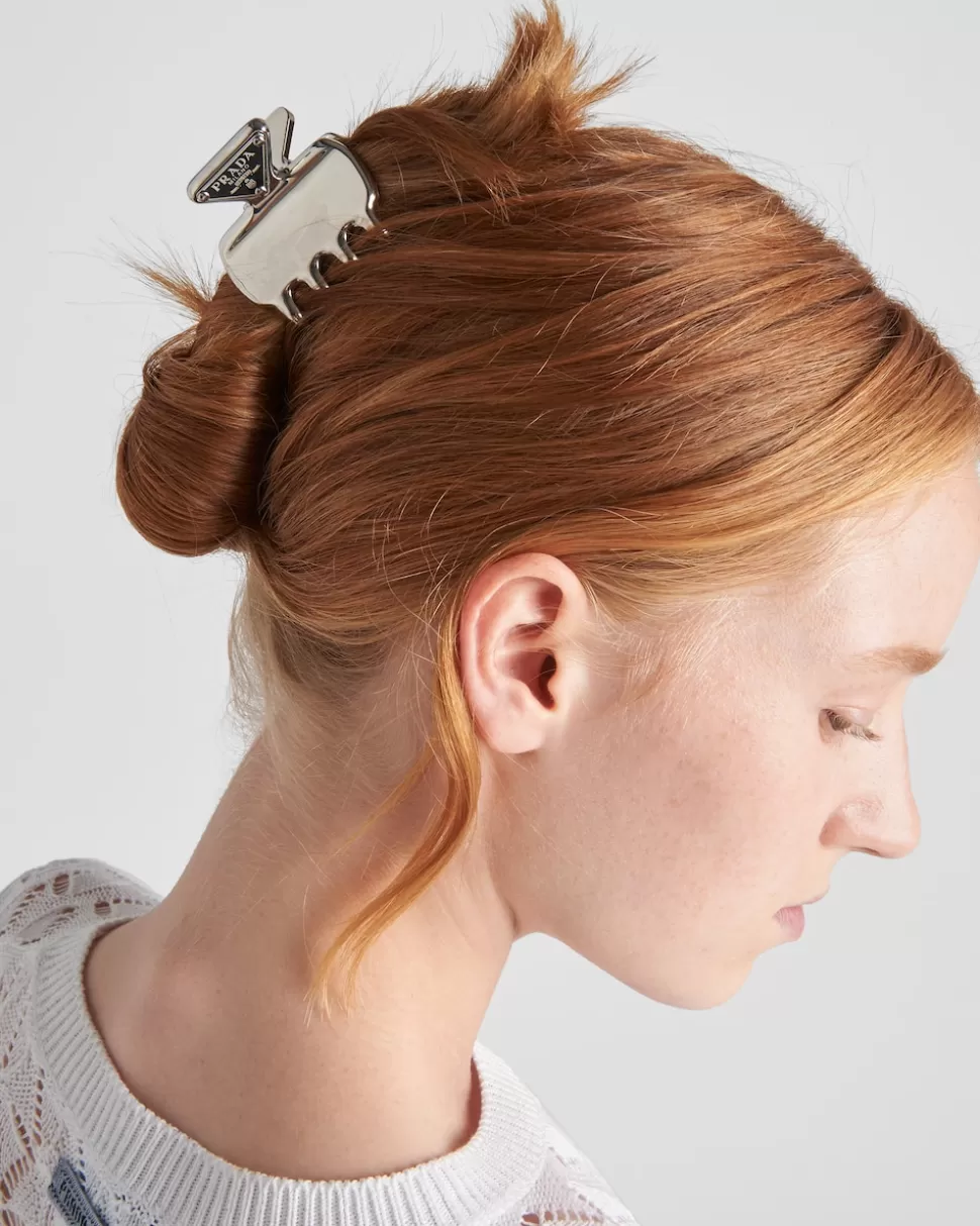Prada Horquilla Para El Pelo De Metal^Mujer DIADEMAS Y ACCESORIOS PARA EL PELO