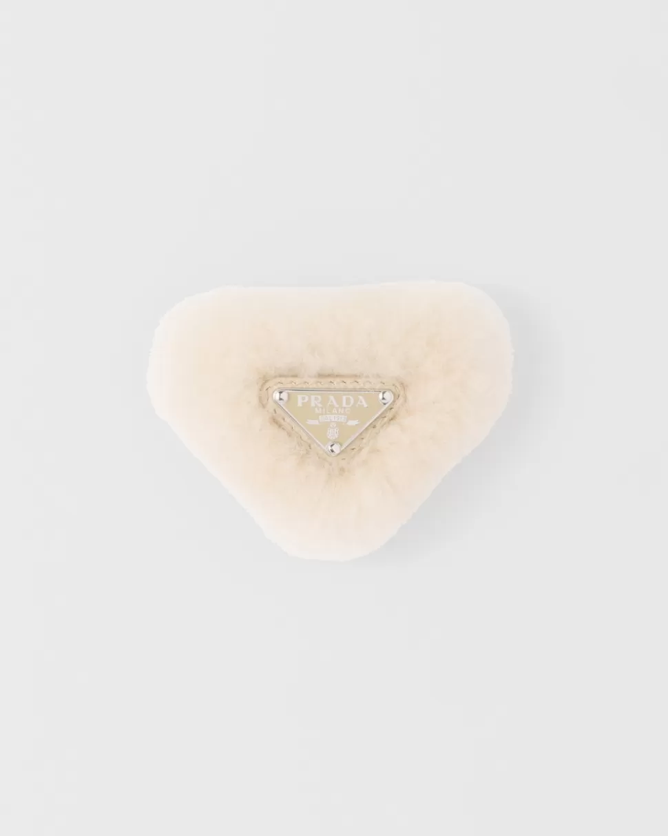 Prada Horquilla Para El Pelo De Piel Vuelta^Mujer DIADEMAS Y ACCESORIOS PARA EL PELO