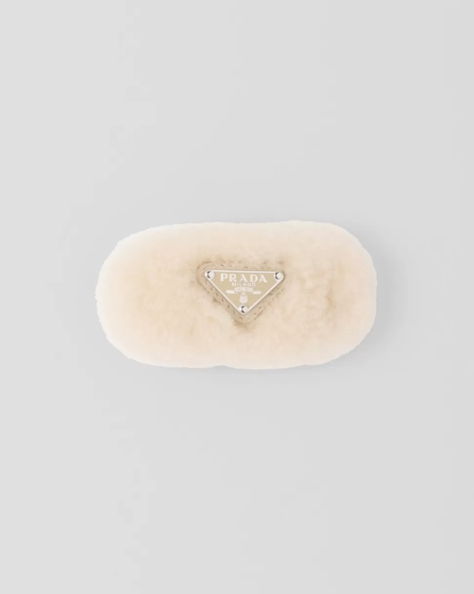 Prada Horquilla Para El Pelo De Piel Vuelta^Mujer DIADEMAS Y ACCESORIOS PARA EL PELO