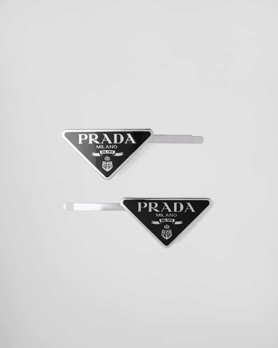 Prada Horquillas Del Pelo De Metal^Mujer DIADEMAS Y ACCESORIOS PARA EL PELO
