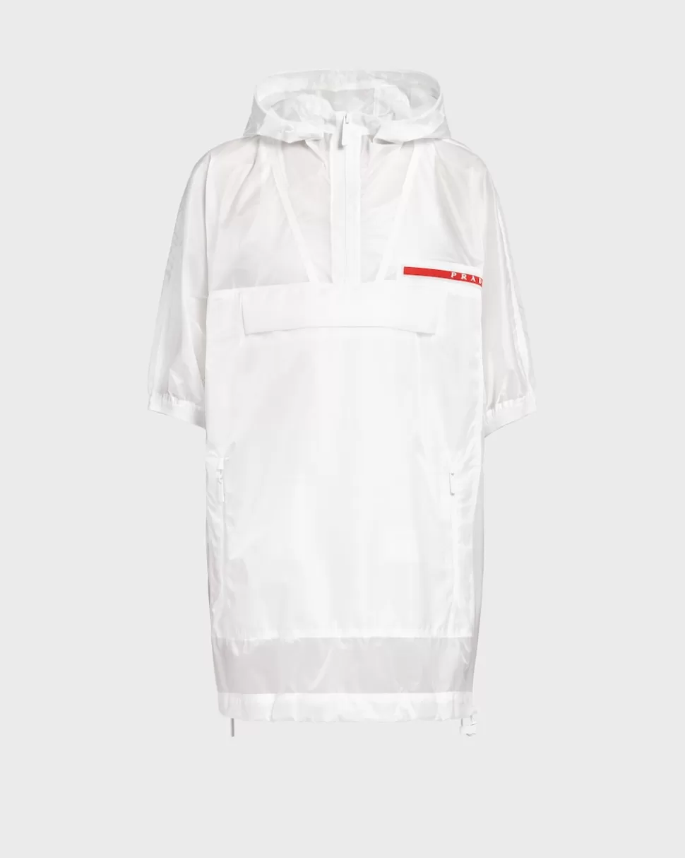 Prada Impermeable Con Capucha Antidesgarro^Mujer ROPA