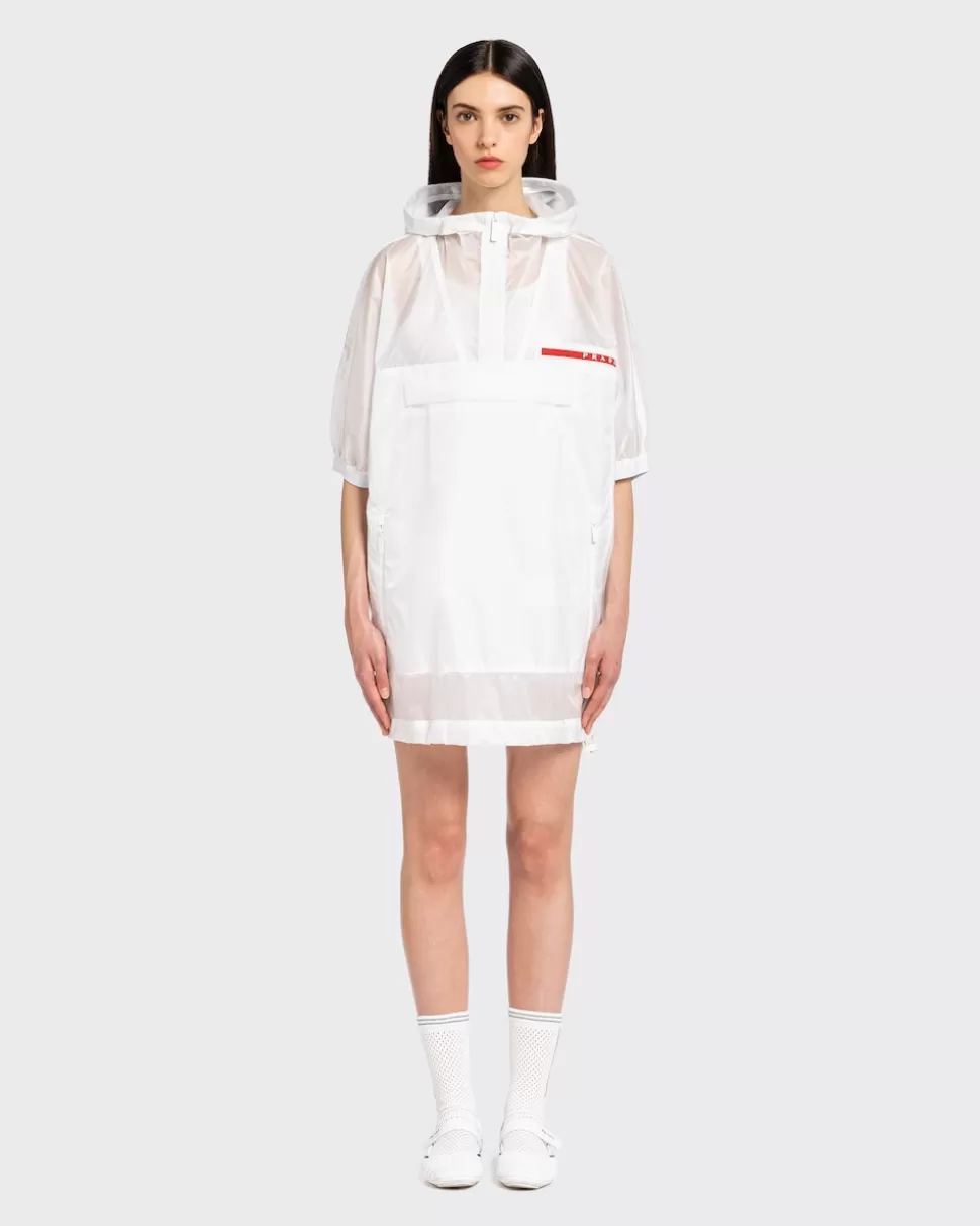 Prada Impermeable Con Capucha Antidesgarro^Mujer ROPA