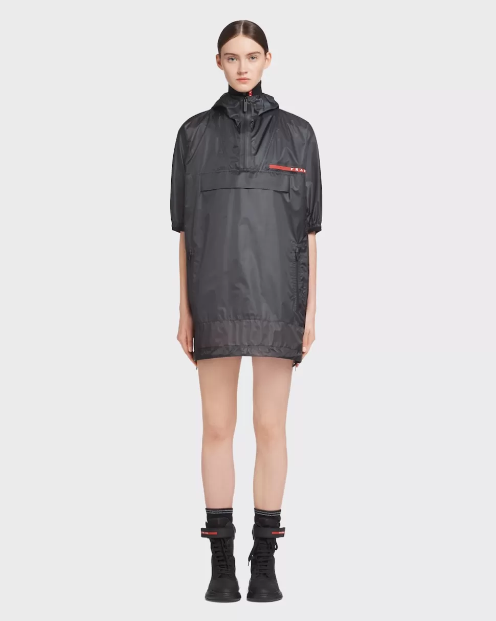 Prada Impermeable Con Capucha Antidesgarro^Mujer ROPA