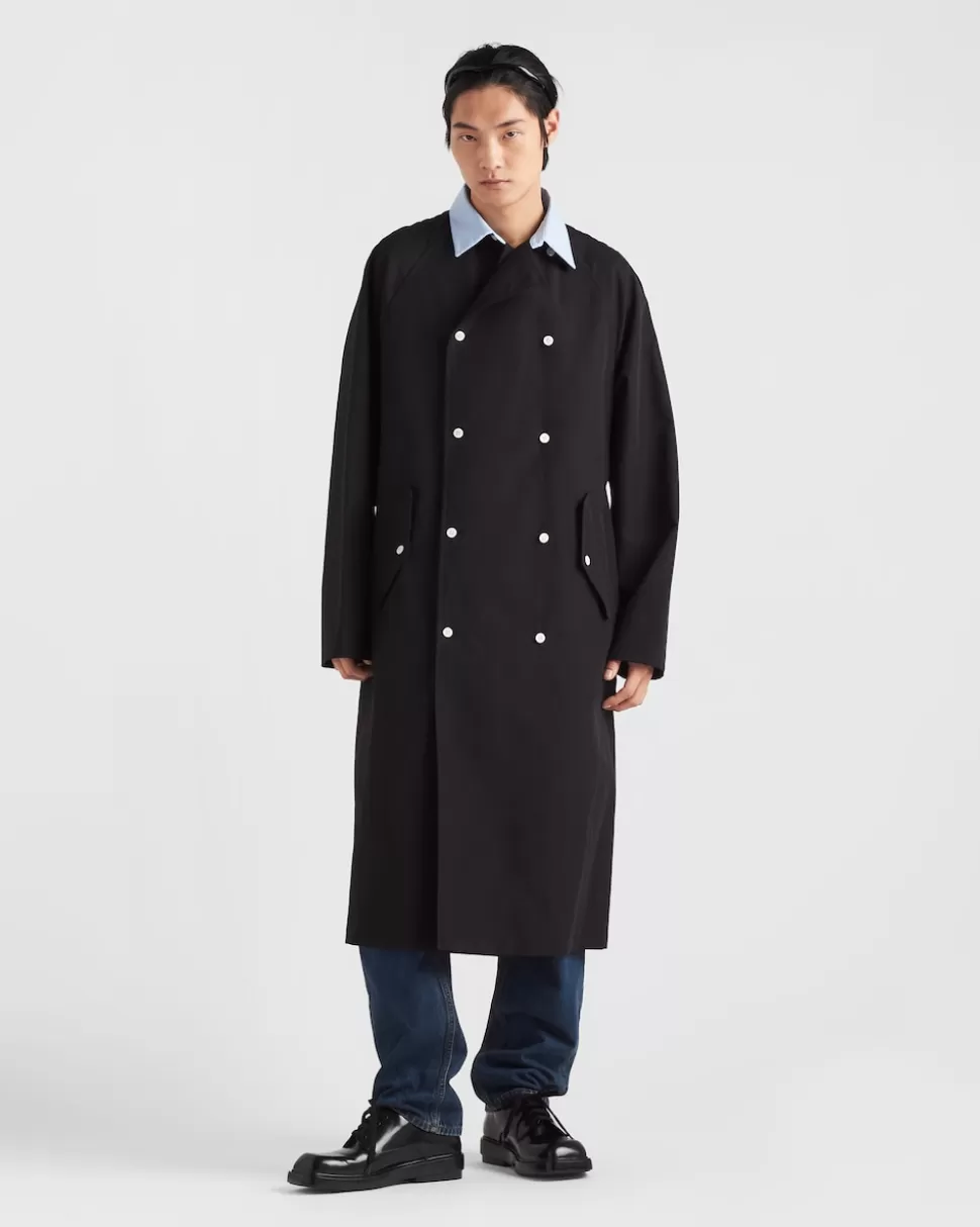 Prada Impermeable De Algodón^Hombre CHAQUETAS Y ABRIGOS