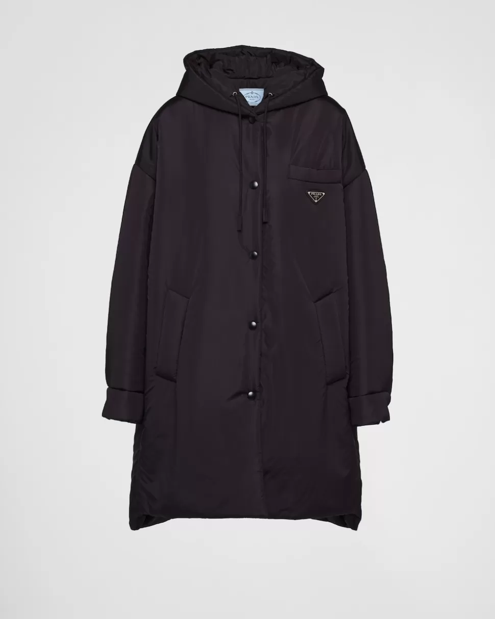Prada Impermeable Ligero De Re-nylon Holgado^Mujer ROPA DE ABRIGO