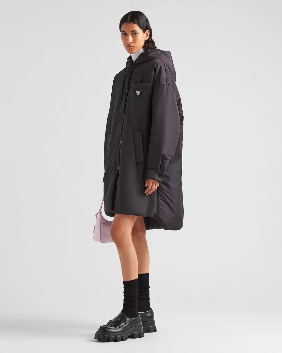 Prada Impermeable Ligero De Re-nylon Holgado^Mujer ROPA DE ABRIGO