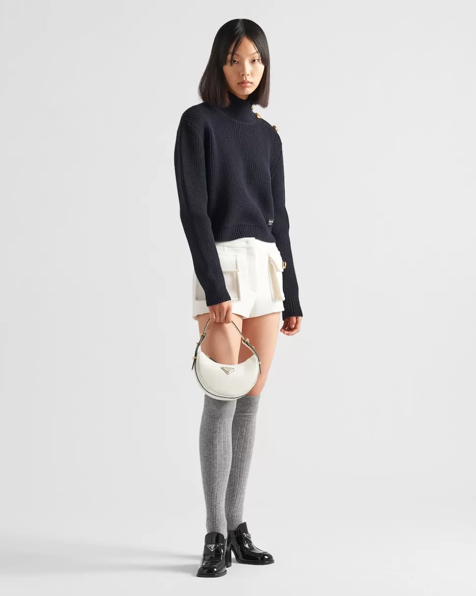 Prada Jersey Con Cuello Alto De Lana^Mujer TEJIDOS DE PUNTO