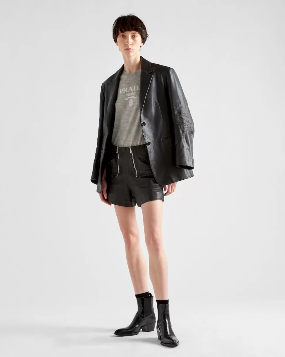 Prada Jersey Con Cuello Redondo De Cachemir^Mujer TEJIDOS DE PUNTO