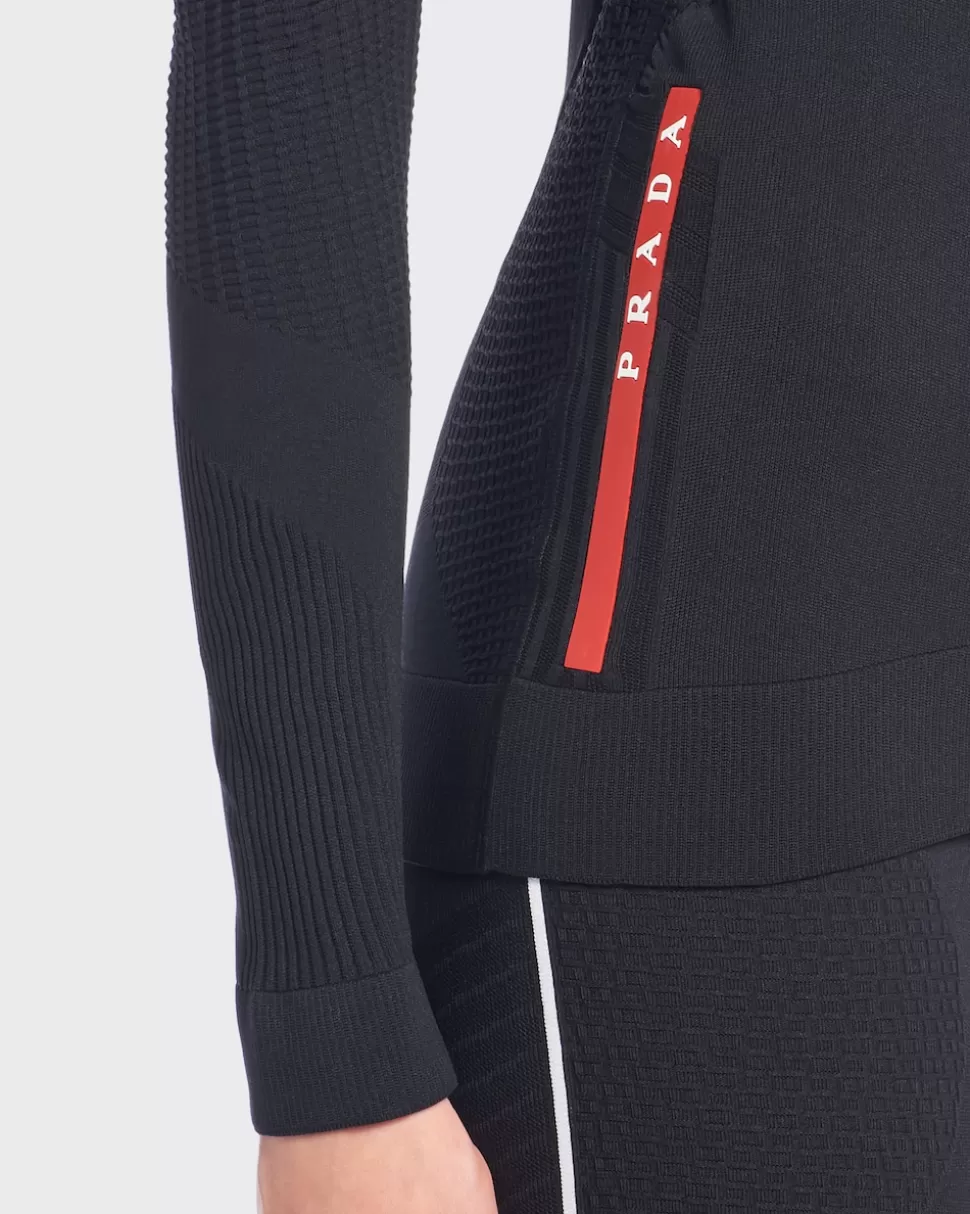 Prada Jersey Cuello Redondo De Poliéster Reciclado^Mujer ROPA