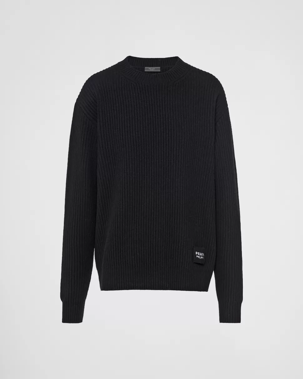 Prada Jersey De Cachemir Y Lana^Hombre TEJIDOS DE PUNTO